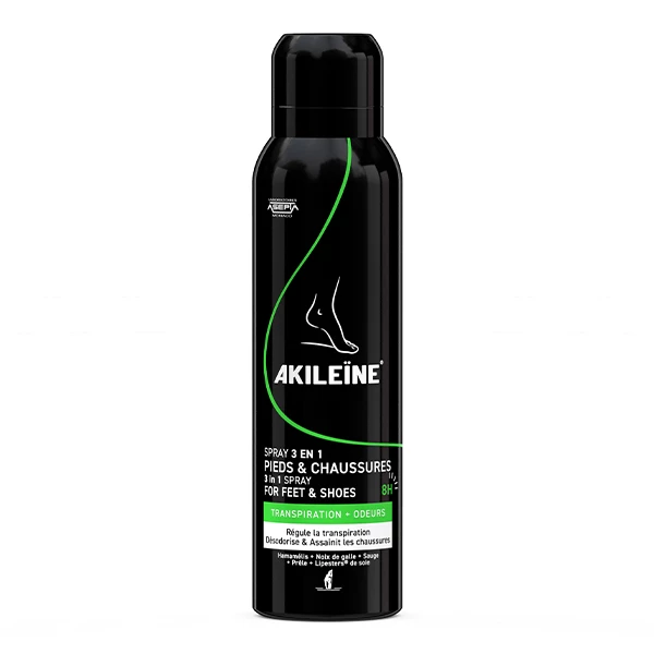 [844FgT8204318] Akileïne Spray 3 en 1 pieds et chaussures