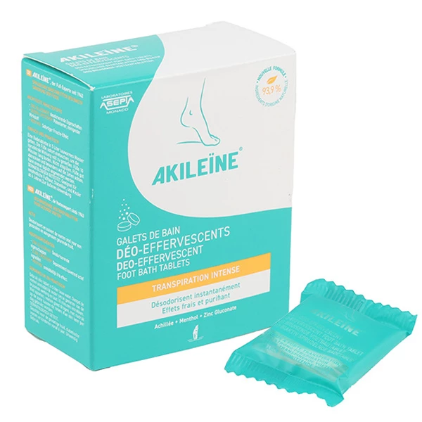 [844FgT8204326] Akileïne bain de pieds Transpiration intense galets