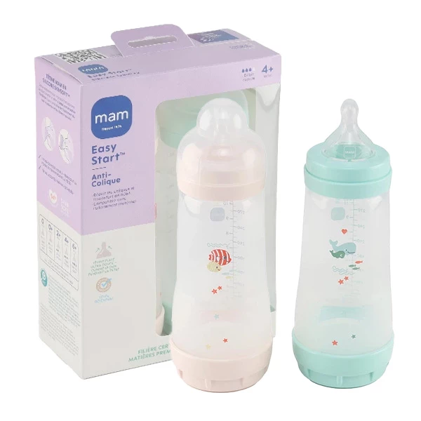 [844FgT8204511] MAM Easy Start débit rapide biberon 2 x 320 ml