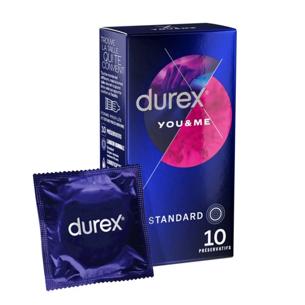 [844FgT8204561] Durex You & Me Préservatifs