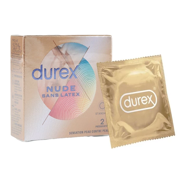 [844FgT8204563] Durex Nude préservatifs sans Latex