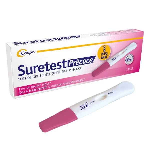 [844FgT8204703] Suretest test de grossesse détection précoce