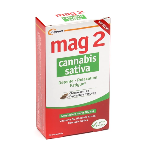 [844FgT8204802] Mag 2 Cannabis sativa comprimés