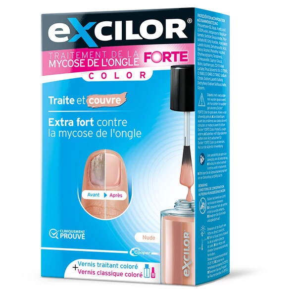 [844FgT8204819] Excilor Forte Color vernis mycose ongle