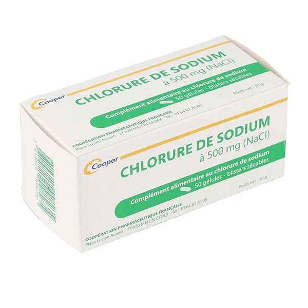 [844FgT8204861] Chlorure de sodium 500 mg gélules
