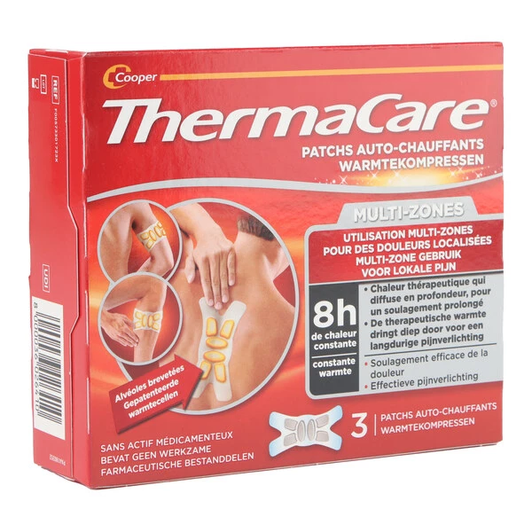 [844FgT8204875] Thermacare Patch auto-chauffant multi-zones