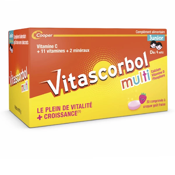 [844FgT8204886] Vitascorbol Multi Junior comprimés à croquer