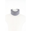 Collier C1 souple avec housse de protection gris Taille 1 hauteur 7,5cm Gibaud