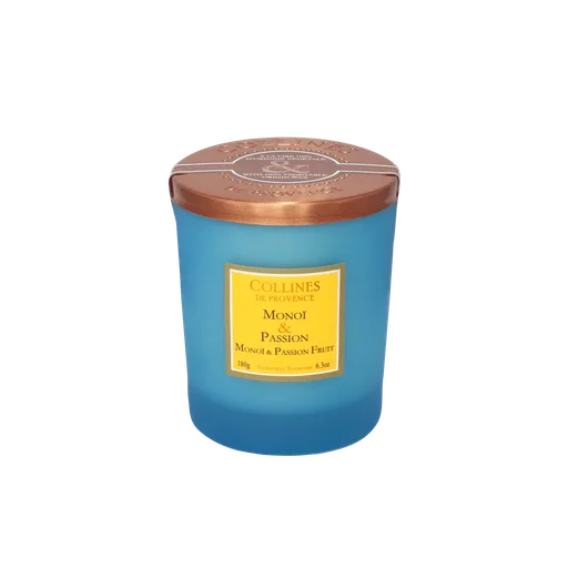 Collines de Provence Bougie Parfumée Monoï & Passion 180g