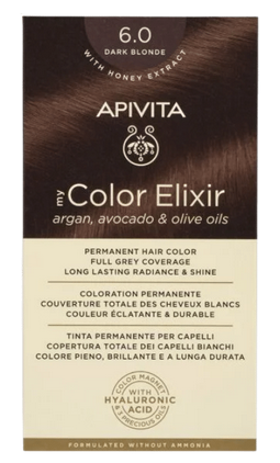 Coloration Permanente 6.0 Blond Foncé My Color Elixir Apivita